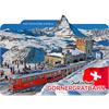 2D-Magnete MDF Matterhorn Gornergratbahn Flagge