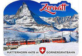 2D-Magnete MDF Matterhorn Gornergratbahn Wappen