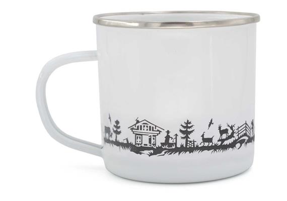 Alpes emailliert Mug