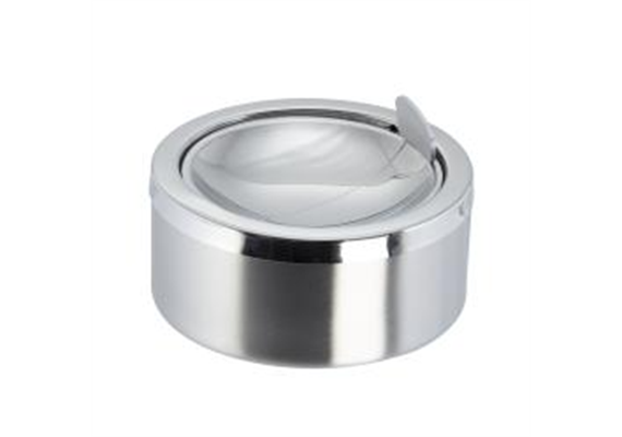 APS Aschenbecher d: 11.5 cm h: 7 cm Edelstahl