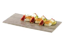 APS GN Tablett Driftwood 17.6 x 32.5 cm h:1.5cm Holzoptik grau