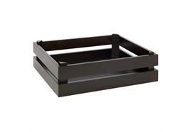 APS Holzbox 35 x29 cm h:10.5 cm schwarz