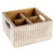APS Table Caddy Vintage 17x17 cm h:10 cm Holz