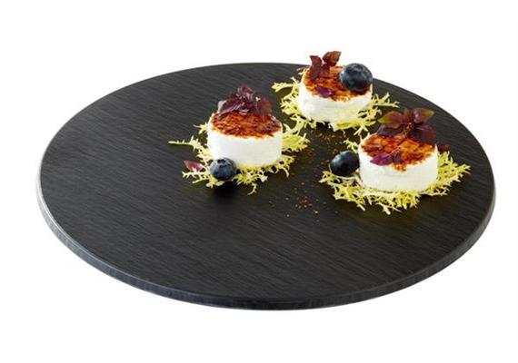 APS Tablett "SLATE" 30 cm schwarz APS Tablett "SLATE" 30 cm schwarz