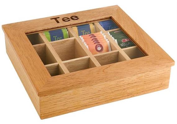 APS Teebox 31x28 cm h:9 cm Holz