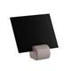 APS Tischkartenhalter 4er Set 3x3x3cm 30 Karten schwarz