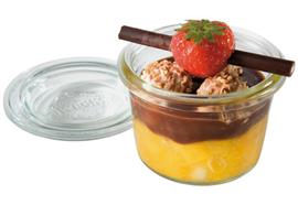 APS Weck-Glas mit Deckel 12er Set 80 ml