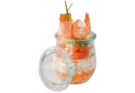 APS Weck-Glas mit Deckel Tulpe 220 mc 12er Set