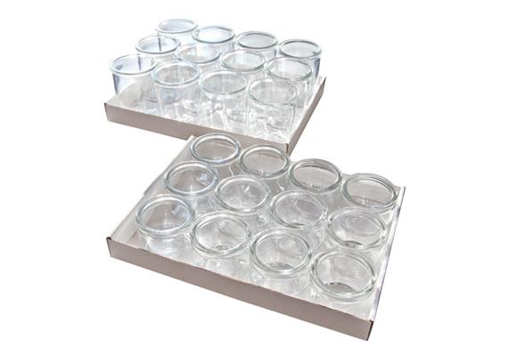 APS Weck-Glas ohne Deckel 12er Set 160 ml