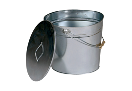 Ascheneimer mit Deckel 34x24x31cm