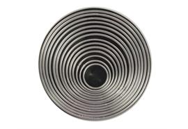 Aussecher 14x rund glatt inox