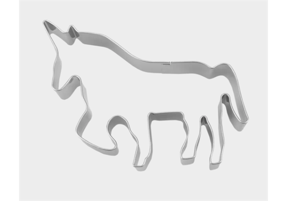 Ausstecher Einhorn 11cm Edelstahl