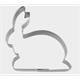Ausstecher Hase liegend 6cm Edelstahl