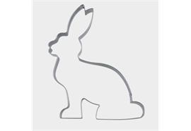 Ausstecher Hase sitzend 13cm Edelstahl