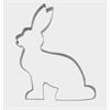 Ausstecher Hase sitzend 19cm Edelstahl