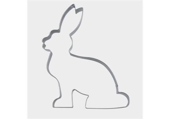 Ausstecher Hase sitzend 9cm Edelstahl Ausstecher Hase sitzend 9cm Edelstahl