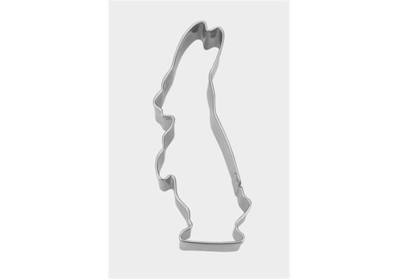 Ausstecher Hase stehend 9cm Edelstahl
