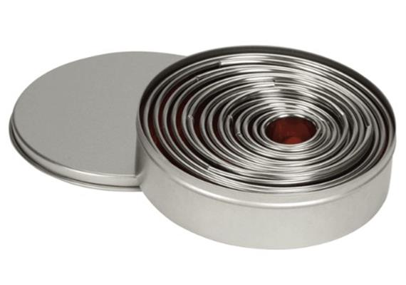 Ausstecher in Dose glatt 14-teilig