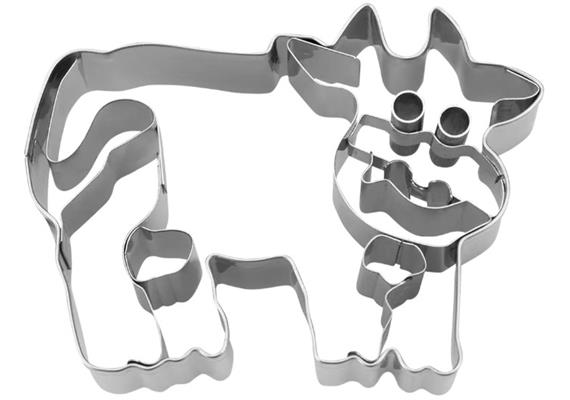 Ausstecher Kuh 7cm Edelstahl