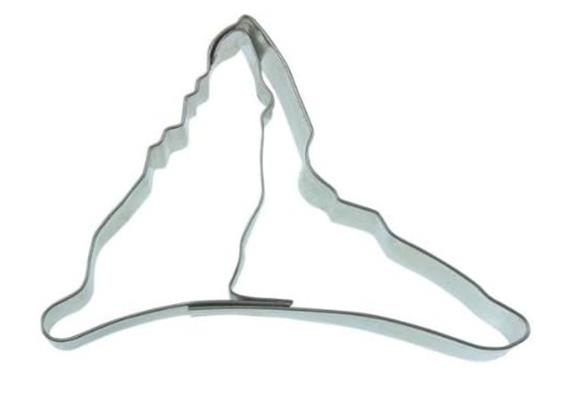 Ausstecher Matterhorn 9 cm Weissblech
