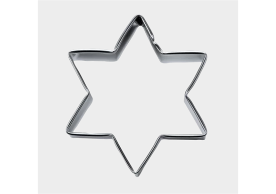 Ausstecher Stern 6cm Edelstahl