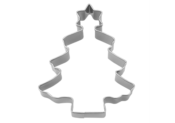 Ausstecher Tannenbaum 6 cm mit Stern
