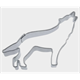 Ausstecher Wolf 6.5 cm Edelstahl