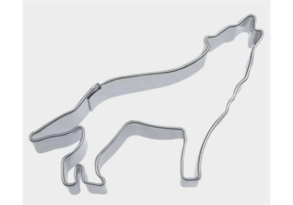 Ausstecher Wolf 6.5 cm Edelstahl