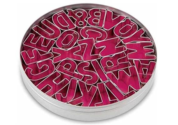 Ausstechformen Buchstaben Weissbl. 27er-Set 4,5cm Ausstechformen Buchstaben Weissbl. 27er-Set 4,5cm