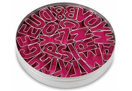 Ausstechformen Buchstaben Weissbl. 27er-Set 4,5cm