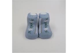 Babysocke hellblau Edelweiss