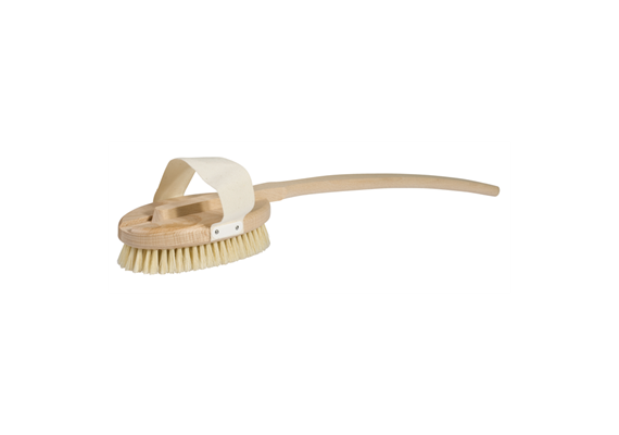 Badebürste Buche Wildschweinborsten weich 47 cm