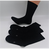 Bambus Socken 3er Pack schwarz 39-42