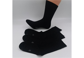 Bambus Socken 3er Pack schwarz 39-42