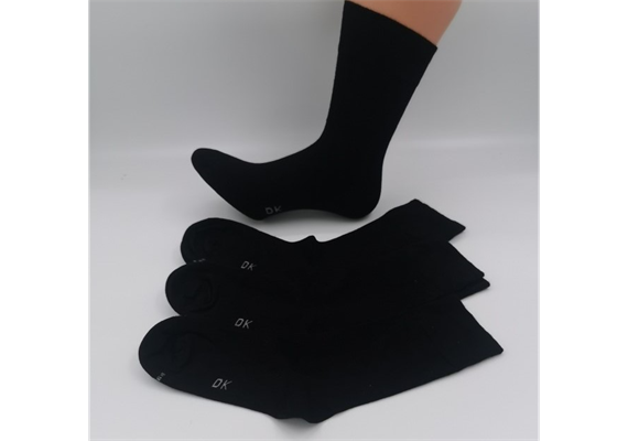 Bambus Socken 3er Pack schwarz 43-46 Bambus Socken 3er Pack schwarz 43-46