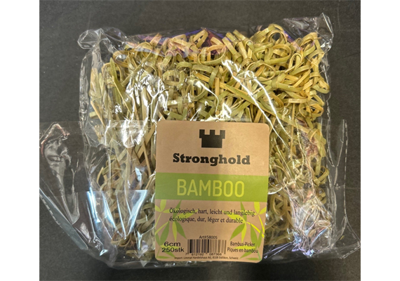 Bambuspicker Knotenform 250/Beutel 6cm