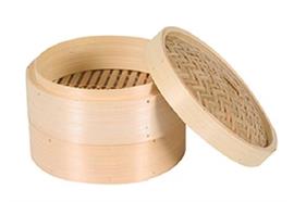 Bambussteamer mit Deckel 18x18x17cm