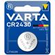 Batt. Lithiumknopf CR 2430 06430 101 401 varta 1stk