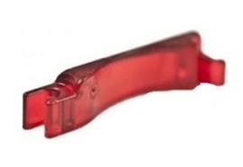 Batterie-Deckel rot transp.