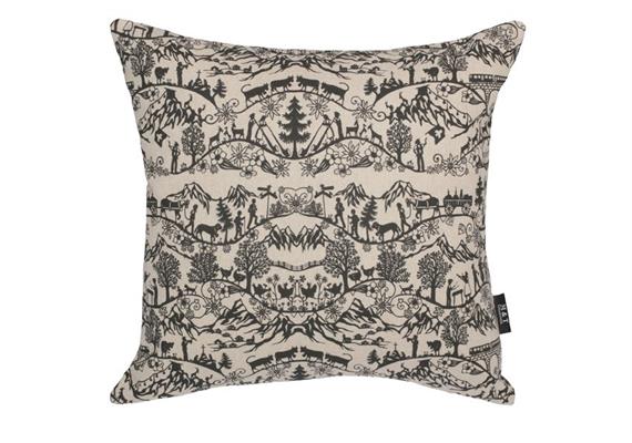 Baumwollkissen Scherenschnitt natur 40x40 cm