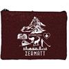 Beauty Cosmetic Bag Zermatt Symbole rot