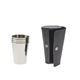 Becher 3cl 4Stk. Lederetui schwarz