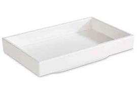 Bento Box "ASIA PLUS" 9,5 x 15,5 h: 3 cm weiss Melamin