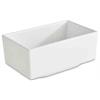 Bento Box "ASIA PLUS" 9,5 x 15,5 h: 6.5 cm weiss Melamin