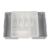 Besteckkasten ausziehbar 38x32/50.5x7.5 cm