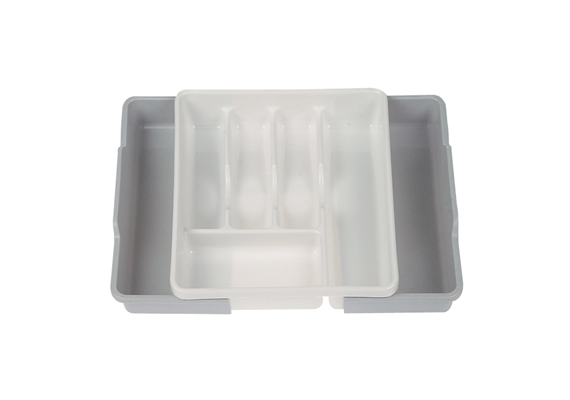Besteckkasten ausziehbar 38x32/50.5x7.5 cm