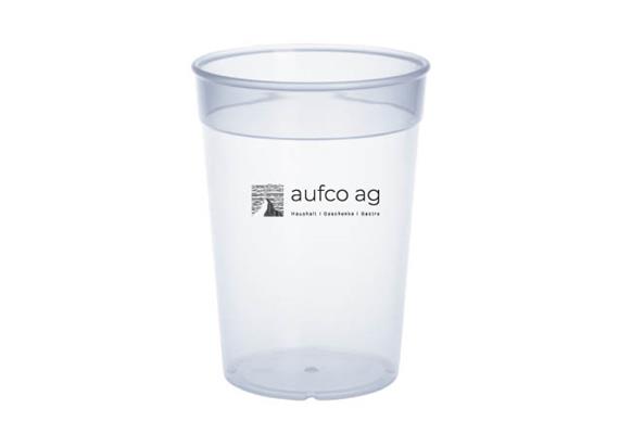 Bier-Mehrwegbecher 0.3 lt, PC Glasklar