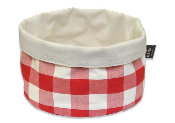 Brotkorb rot Vichy 20x15