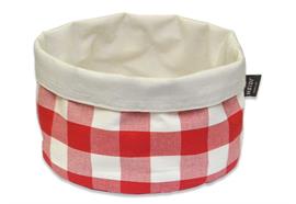 Brotkorb rot Vichy 20x15