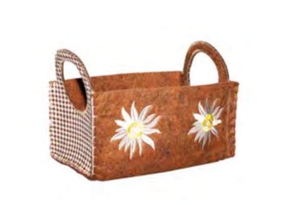 Brottasche Edelweiss braun